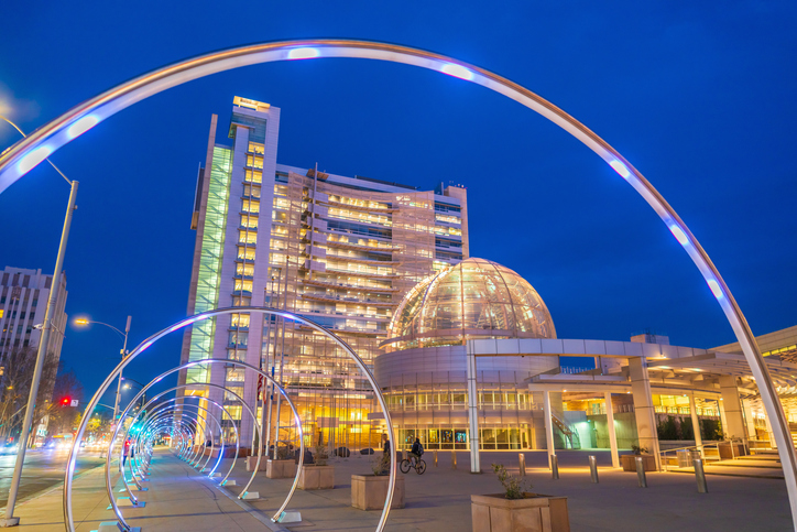 San Jose City Hall in Silicon Valley, California, USA